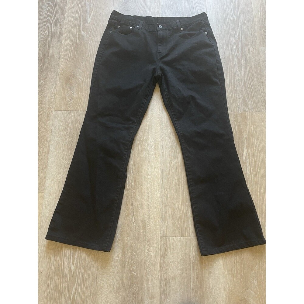 Levi’s Women’s Bootcut Jeans Black W33 L32 Slimming Stretch Denim
